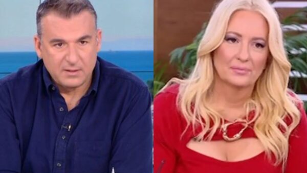 Ο Γιώργος Λιάγκας και η Αφροδίτη Γραμμέλη στο Πρωινό.