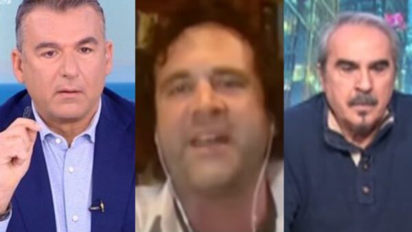 Ο Γιώργος Λιάγκας, ο Ανδρέας Καραγιάννης και ο Βαγγέλης Πέρρης στο Πρωινό