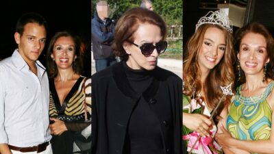 Η Μαίρη Βιδάλη με την κόρη και τον γιο της