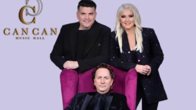 Η αφίσα του Can Can με τον Μάκη Χριστοδουλόπουλο