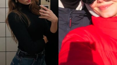 Κομμένες φωτογραφίες της Μαριαγάπης Ξυπολιά μόνη της και με τον σύντροφό της