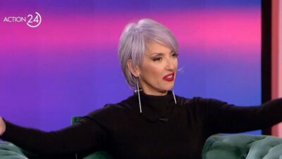 Η Ματθίλδη Μαγγίρα στο πλατό του Καλύτερα Αργά