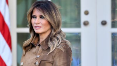 Η Μελάνια Τραμπ σε προεκλογική ομιλία