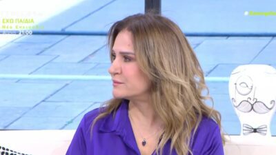 Η Μπέσσυ Μάλφα στο πλατό του Χαμογέλα και Πάλι