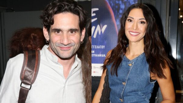 Ο Οδυσσέας Παπασπηλιόπουλος και η Ευγενία Σαμαρά.