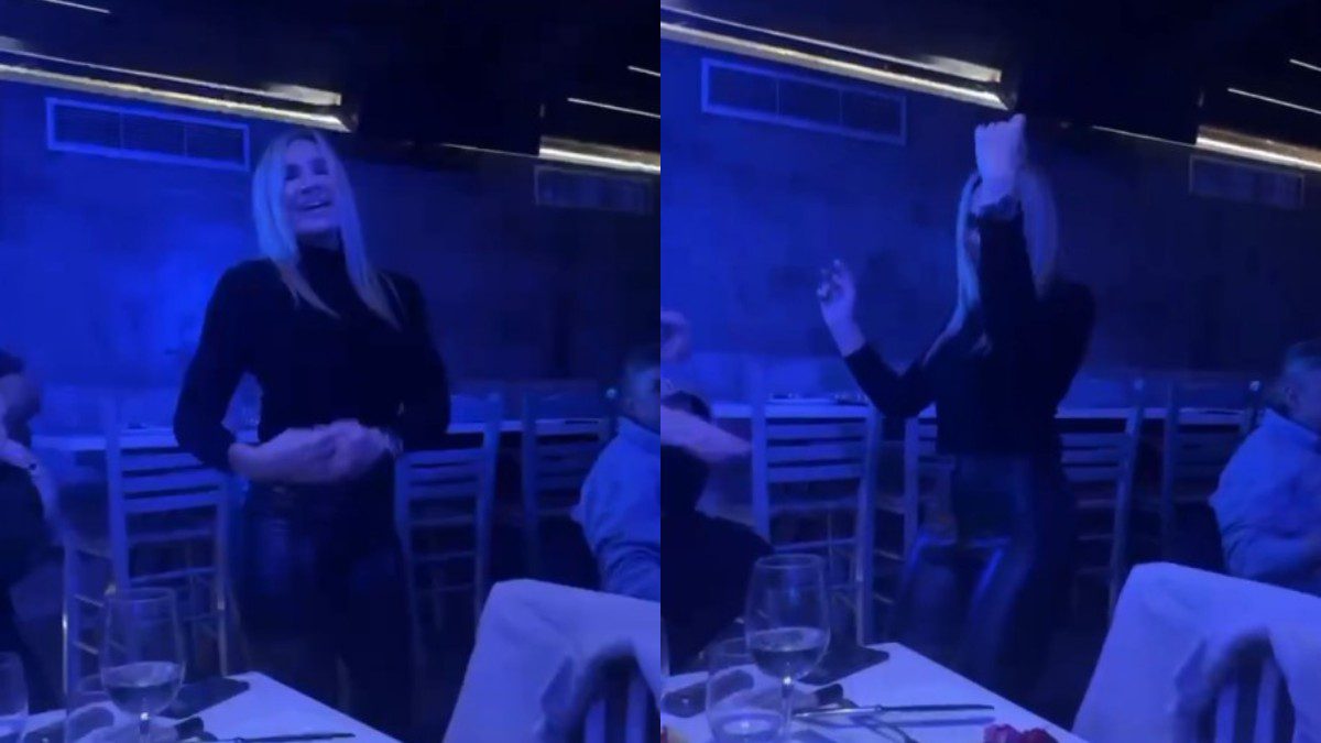 Η Ελένη Πετρουλάκη χορεύει τσιφτετέλι