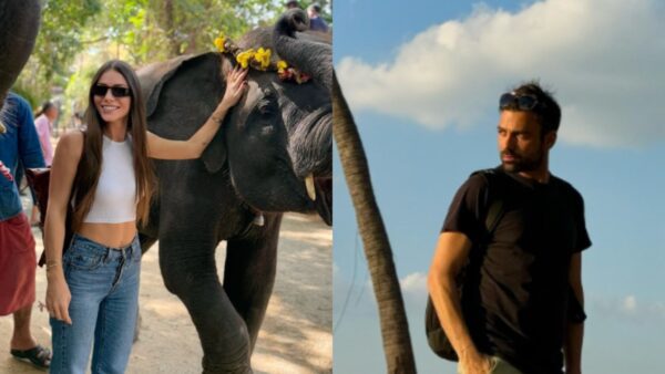 Η Σιμώνη Χριστοδούλου και ο Ανδρέας Γεωργίου στο Instagram.