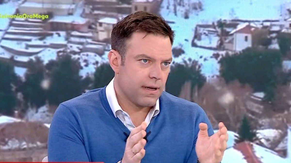 Ο Στέφανος Κασσελάκης στην εκπομπή Κοινωνία ώρα Mega