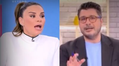 Η Τσολάκη και ο Κωνσταντάρας τσακώνονται στον πανελ της εκπομπής