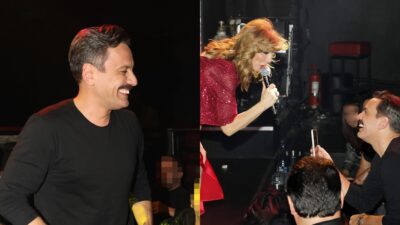 Ο Θάνος Κιούσης στα μπουζούκια με την Κατερίνα Στανίση