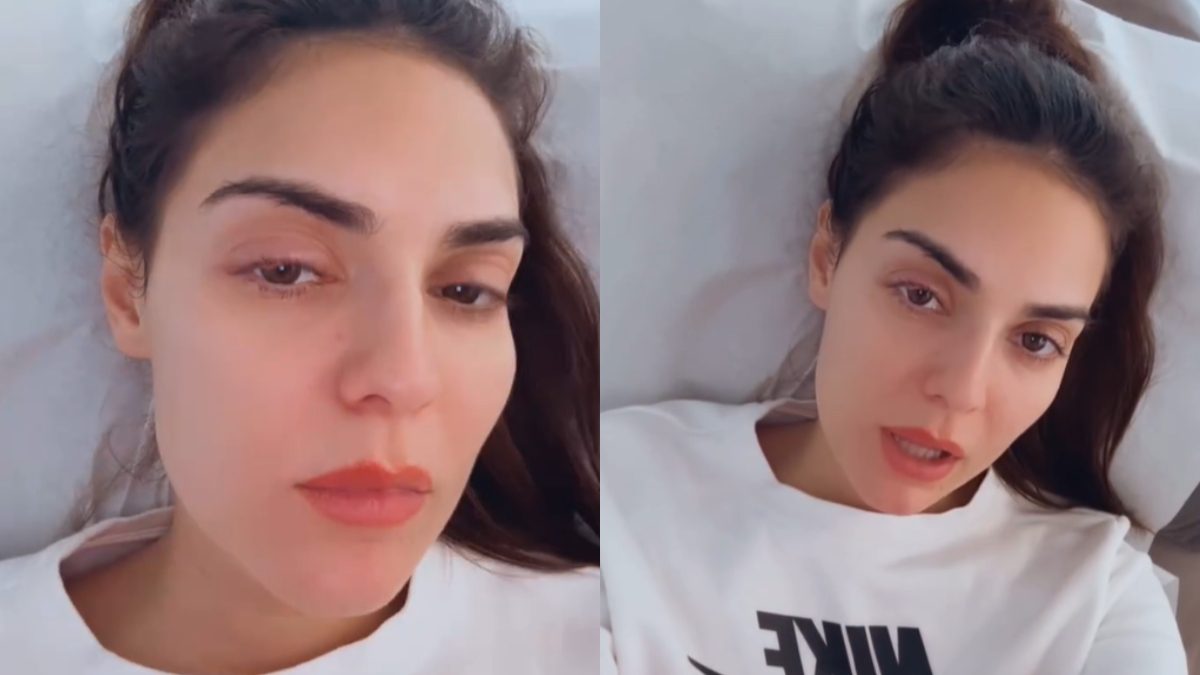 Η Βρισηίδα Ανδριώτου με πρησμένο μάτι