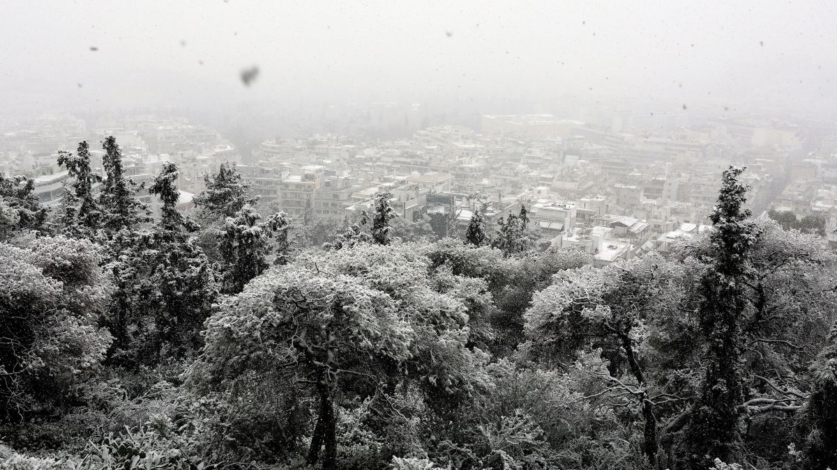 Χιόνια στην Αθήνα