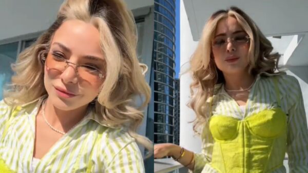 Η Ζόζεφιν με κίτρινο κορσέ στο Μαϊάμι