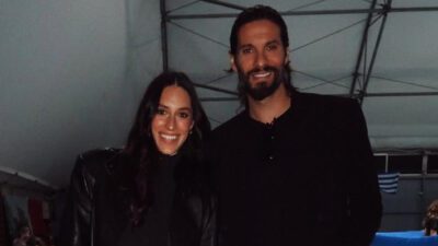 Ο Γιώργος Καράβας με τη Ραφαέλα Ψαρρού στα γενέθλια της κόρης τους