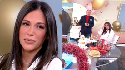 Η Ανθή Βούλγαρη συγκινημένη στο Κοινωνία Ώρα Mega