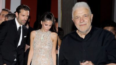 Ο Κωνσταντίνος Αργυρός, η Αλεξάνδρα Νίκα και ο Βασίλης Αργυρός.