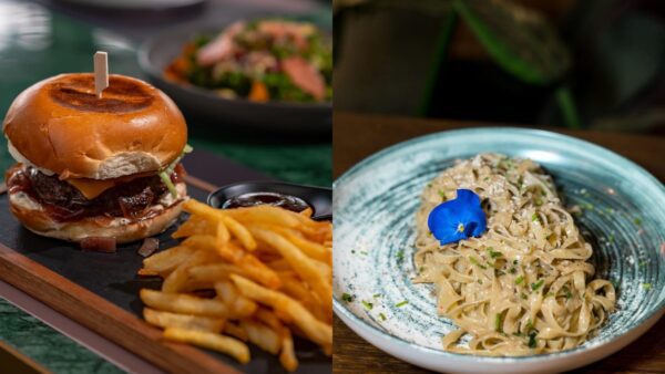 Ένα μπεργκερ και μια μακαρονάδα