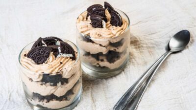 κραμπλ μπισκοτου με κρεμα