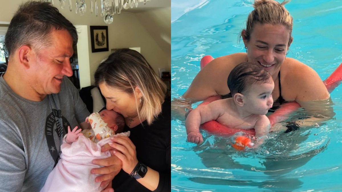 Ο Πύρρος Δήμας, η Αφροδίτη Σκαφίδα και η κόρη τους