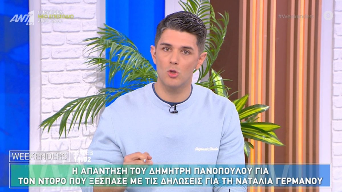 ο Δημήτρης Πανόπουλος στους Weekenders