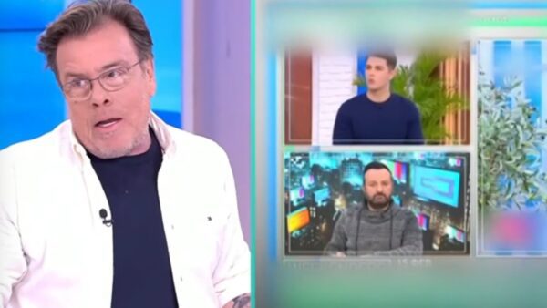 Ο Παπανώτας στο Happy Day μιλώντας για τον Πανόπουλο