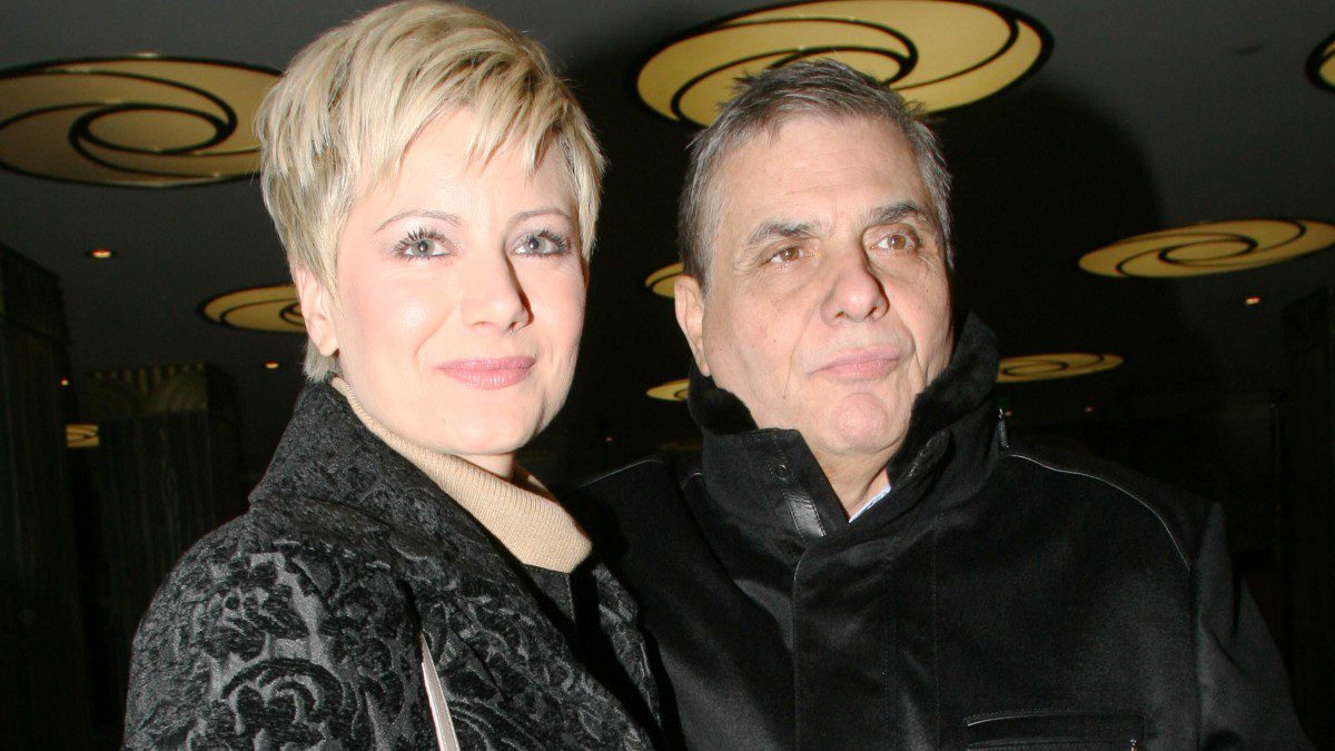 Ο Γιώργος Τράγκας και η γυναίκα του, Μαρία Καρρά.