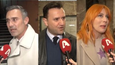 Ο Γιώργος Καπουτζίδης, Η σμαράγδα Καρύδη και ο Αργύρης Αγγέλου μιλάνε στις κάμερες
