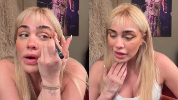 Η Κόνι Μεταξά στο καμαρίνι της