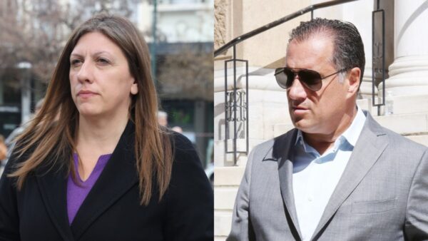 Η Ζωή Κωνσταντοπούλου και ο Άδωνις Γεωργιάδης σε κολάζ