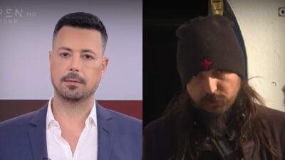 Ο Πέτρος Κουσουλός με τον Ιεορμόναχο Χερουβείμ