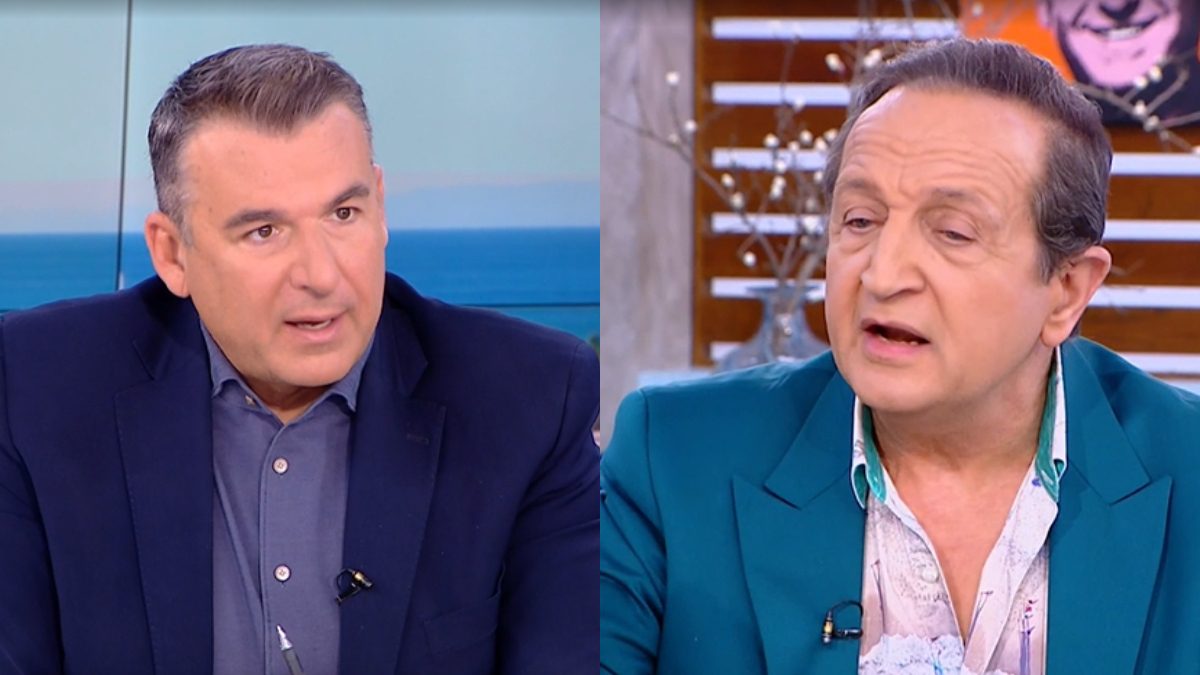 Ο Γιώργος Λιάγκας και ο Σπύρος Μπιμπίλας