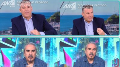 Ο Γιώργος Λιάγκας και ο Βαγγέλης Περρής στο Πρωινό