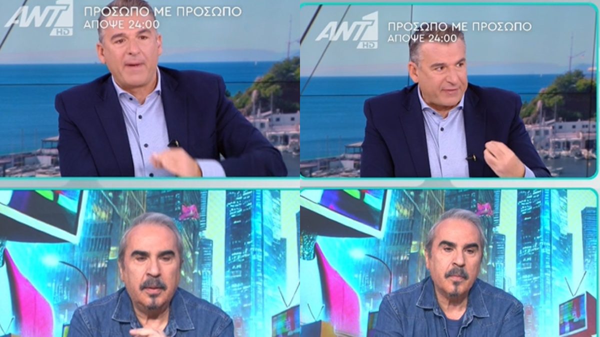 Ο Γιώργος Λιάγκας και ο Βαγγέλης Περρής στο Πρωινό