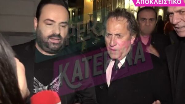 Ο Μάκης Χριστοδουλόπουλος σε έξοδό του