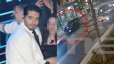 Ο Χρήστος Μάστορας και στιγμιότυπο πριν την σύλληψή του