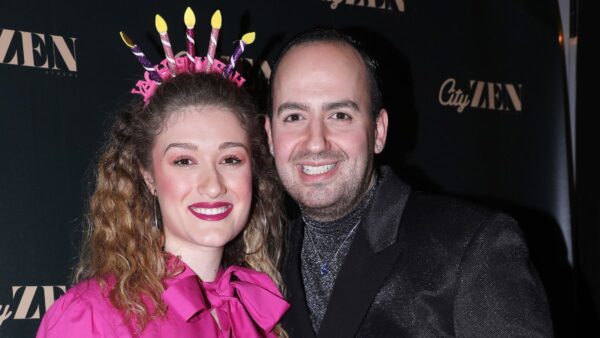 Ο Μαυρίκιος Μαυρικίου και η Ιλάειρα Ζήση σε βραδινή τους έξοδο.