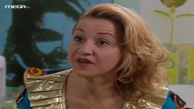 Η Μελίνα Κυριακοπούλου όταν έπαιζε στο Παρά πέντε