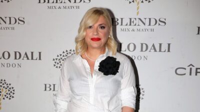 Η Νάνσυ Νικολαϊδου σε δημόσια εμφάνισή της.