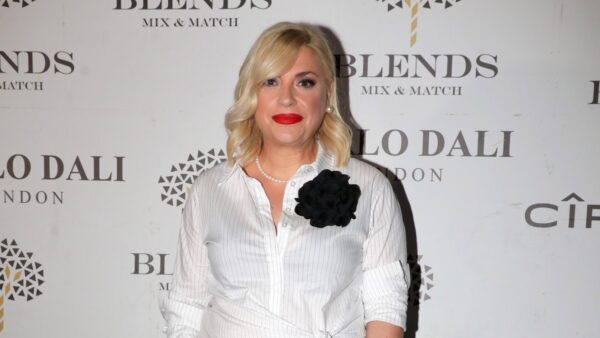 Η Νάνσυ Νικολαϊδου σε δημόσια εμφάνισή της.