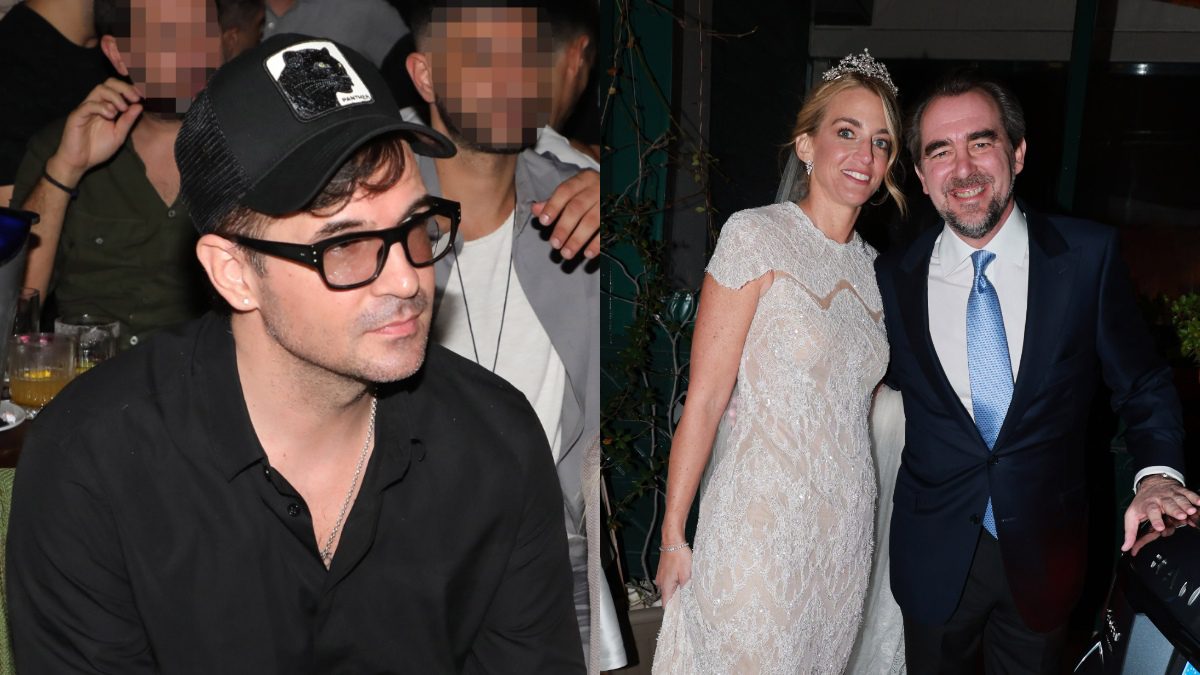 Ο Νίνο και η Χρυσή Βαρδινογιάννη με τον Νικόλαο Ντε Γκρες