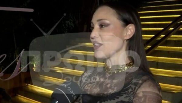 Η Πηνελόπη Αναστασοπούλου μιλάει στην κάμερα του Πρωινού ΣουΣού.