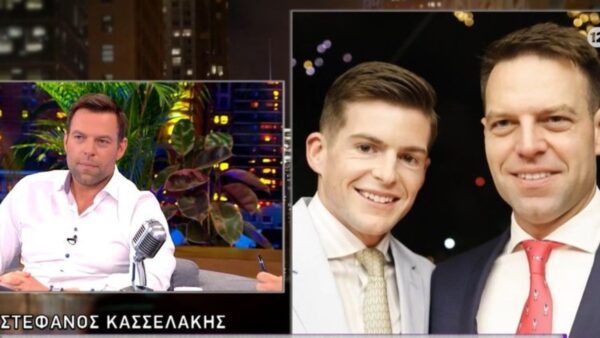 Ο Στέφανος Κασσελάκης στο πλατό της εκπομπής The 2night show