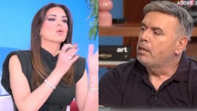 Η Σταματίνα Τσιμτσιλή και ο Μανώλης Λιδάκης