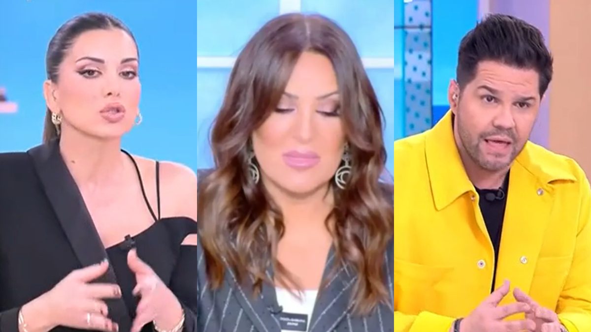 Η Σταματίνα Τσιμτσιλή, η Ναταλία Γερμανού και ο Γιώργος Τσαλίκης