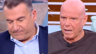 Ο Τζώνη Καλημέρης και ο Γιώργος Λιάγκας στο Πρωινό