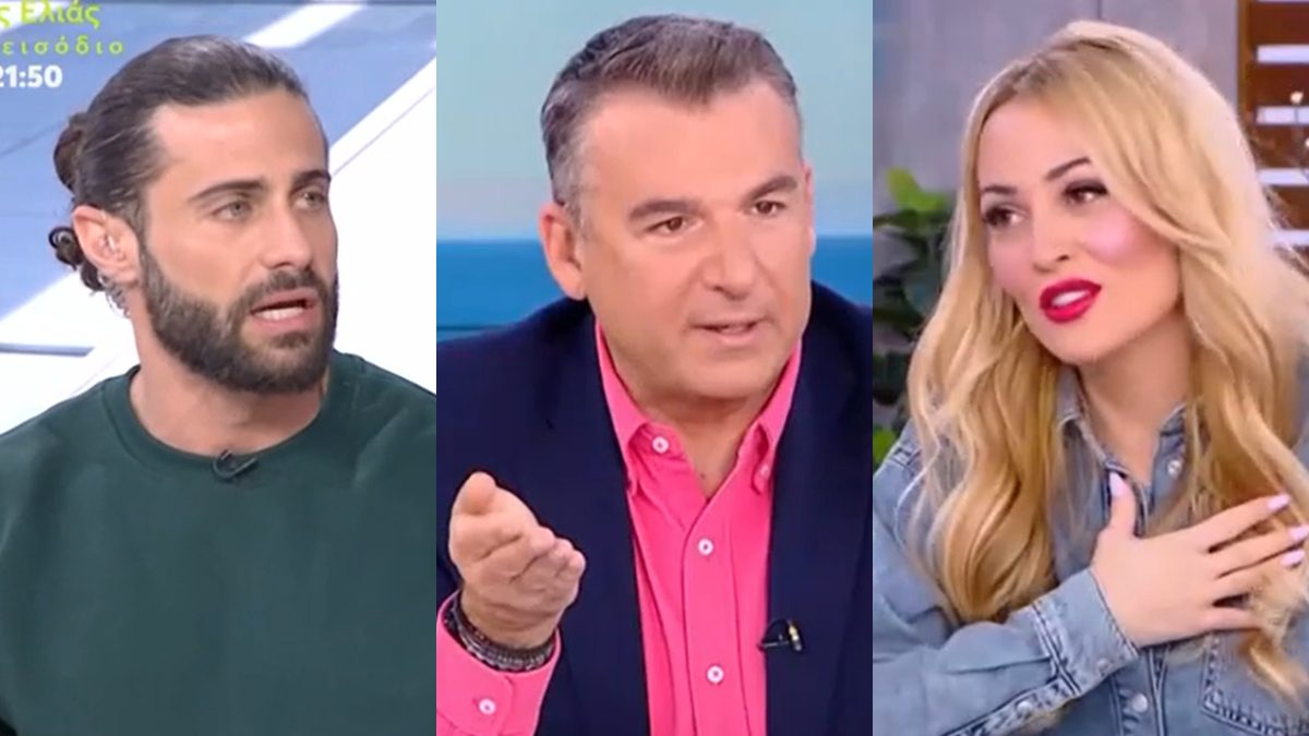 Ο Κωνσταντίνος Βασάλος, ο Γιώργος Λιάγκας και η Ελένη Βουλγαράκη