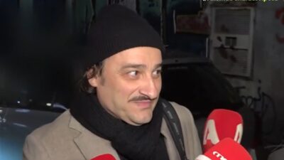 Ο Βασίλης Χραλαμπόπουλος στην κάμερα του μεγκα