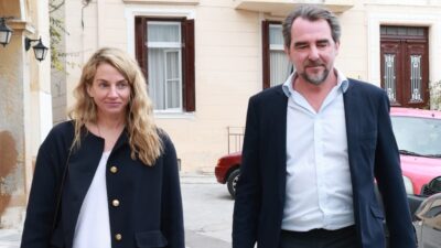 H Χρυσή Βαρδινογιάννη και ο Νικόλαος Ντε Γκρες στην Πλάκα