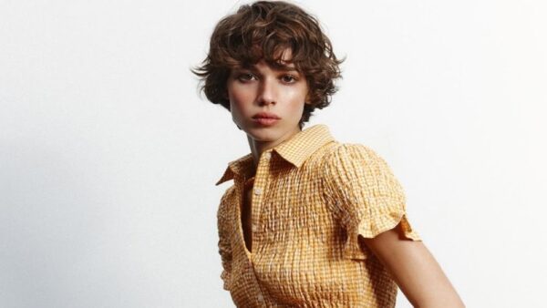 Zara look με κίτρινο φόρεμα