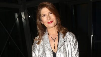 Η Μαρία Γεωργιάδου σε έξοδό της